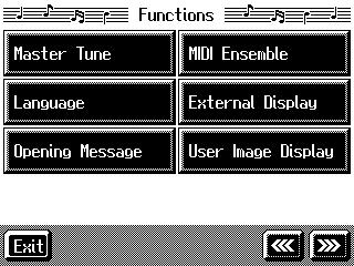 Chapter 8 Various Settings Other Settings You can change the tuning, the language shown on the display, and other settings to make the KR-7/5 easier to use. Procedure 1.
