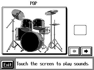 Chapter 1 Performance Playing Percussion Instruments or Sound Effects You can use the keyboard to play percussion sounds or effects like sirens and animal sounds. fig.panel1-2 Chapter 1 1.