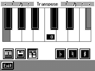 Chapter 3 Song Playback and Practice Functions Transposing Keyboard Sounds and Songs Played Back (Transpose) By using the Transpose function, you can transpose your performance without changing the