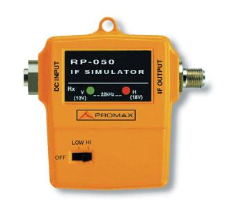 9 GHz (depending on model) to IF satellite band - Supply from the signal level meter Please visit www.promaxelectronics.