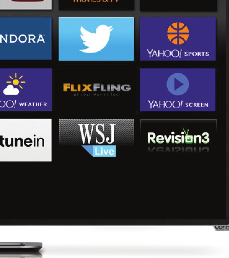 Highlight an App by using the Arrow buttons on the remote. My Apps Tab Displays the apps installed on your TV.