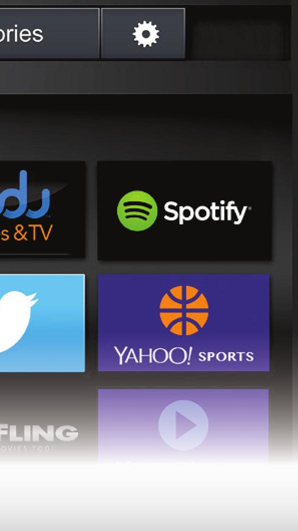 Categories: Displays apps sorted into categories: Spotlight, Yahoo!