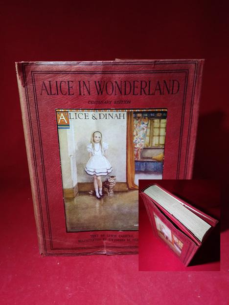 (4) Carroll, Lewis [Gwynedd M. Hudson] Alice s Adventures in Wonderland Nottingham, UK: Boots the Chemist [Hodder & Stoughton], circa 1930. Centenary Edition (in a dust jacket). 180pp. Quarto [25.