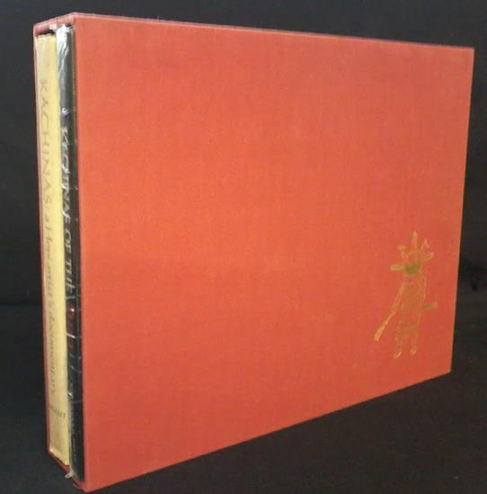 11. Wright, Barton; Original printings by Cliff Bahnimptewa and Duane Dishta. Kachina: A Hopi Artist's Documentary; Kachinas of the Zuni (2 volumes in a slipcase).
