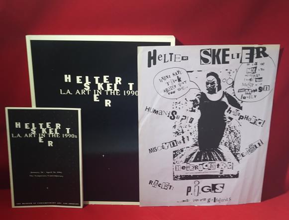 7. Schimmel, Paul; Essays by Norman M. Klein and Lane Relyea. Helter Skelter: L.A. Art in the 1990s (with exhibition program and press release flyer featuring Divine tucked in).