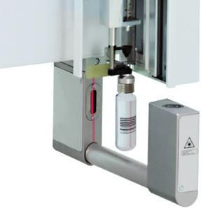 The Solvent Module allows adding liquids (with three 100 ml solvent containers) The Vortex Mixer Module offers