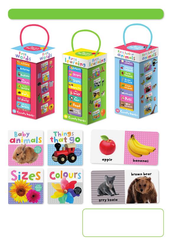 Happy Baby Board Books Book Towers Sturdy books with beautiful colour images, engaging questions and clear labels. A lovely series to share with your baby.