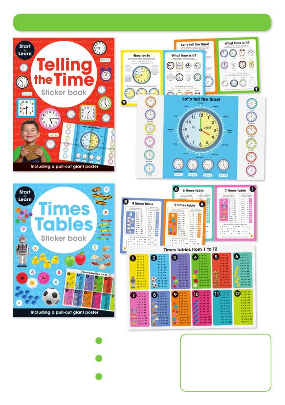 Start to Learn Workbooks Start to Learn Sticker Books series Created for preschool children, these workbooks are a perfect way for the very young to practise and learn key skills that they ll need