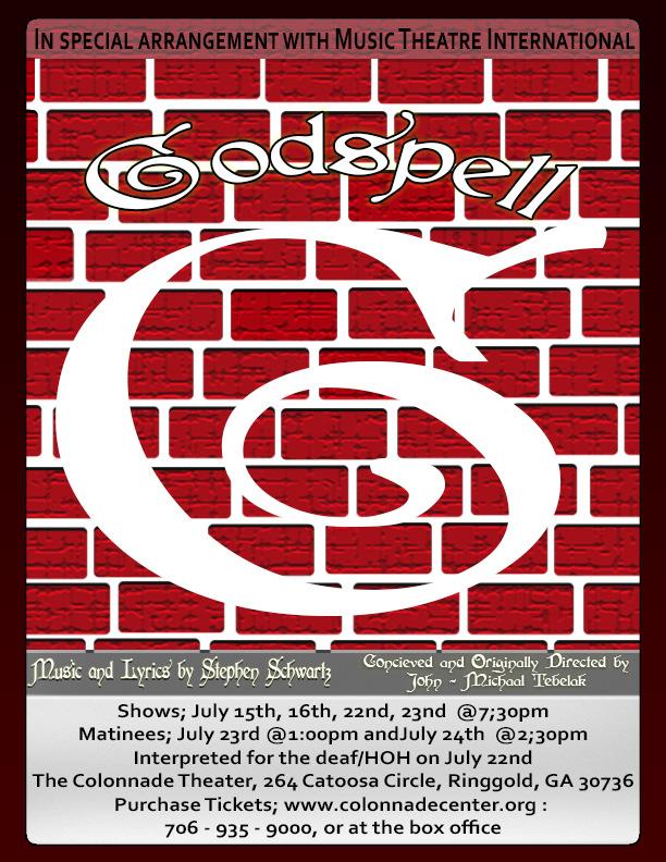 GODSPELL 2012 REVISED VERSION Is presented through special arrangement with Music Theatre