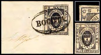 Colombia Starting Price UNITED STATES OF NEW GRANADA 1861 Third Issue 1513 «1861, 2 1/2 c.