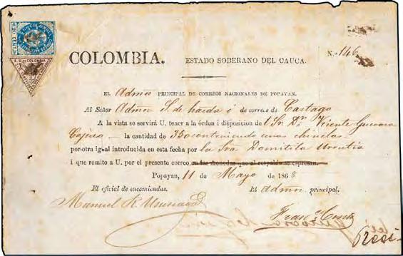 Colombia Starting Price 1809 1864, 20 c.
