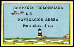 1 000 1891 («) 1920, 10 c. Lighthouse and biplane, unused without gum as issued, deep bright colors, wide to large margins.