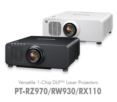 Äußerst kompakt unsere neuen 1-Chip-DLP Laser-Phosphor- Projektoren mit 10.