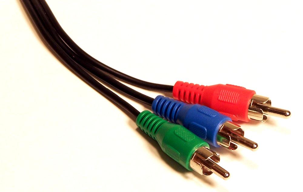Chapter 5: Video Types of video signals Component video Three separate cables carry the