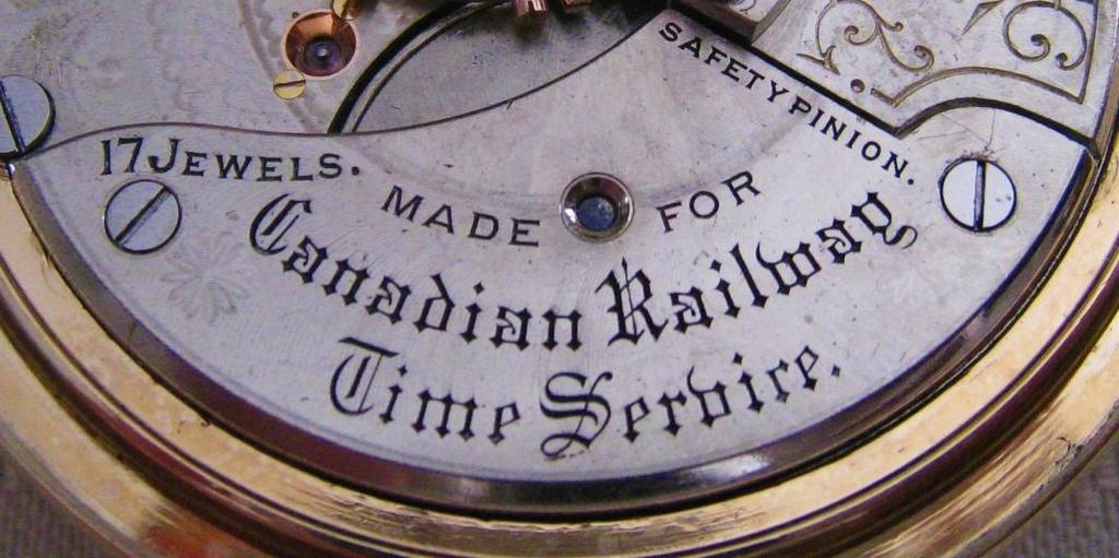 today are highly prized by railroad pocket watch collectors.