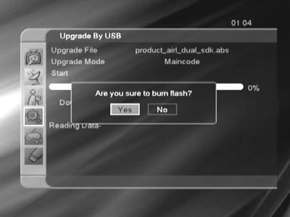 Download USB Mode has the following options: 1. Maincode 2. Bootlogo 3. All Code 4. All Data + Boot_code 5. Background 6. Bootloader 7. Userdata 8.