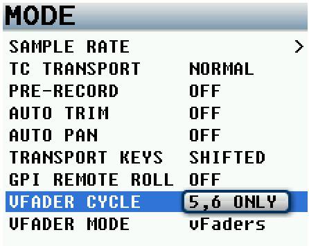 MAIN MENU Mode Menu AutoTrim AutoTrim is a feature that makes the menu knob act an individual trim knob for all the analog inputs.