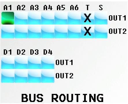 MAXX OPERATIONS Setting Up and Engaging Tone Assigning Tone to Output Busses To assign tone to an output bus, press the BUS key to