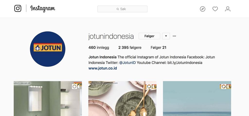 Instagram: Design principle jotungroup Jotun Group lorem ipsum sinctiunt magnimu sdaeculpa
