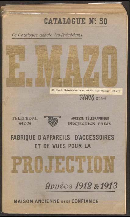 Series: Favourite Slide A Million Pictures Newsletter # 08 Instead of a favourite slide, this time we feature the public s favourite item from our digital collection: E Mazo s Catalogue No.