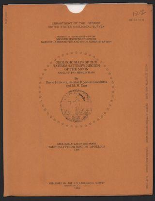 13, 14, & 15. Scott, David H.; Baerbel Koesters Lucchitta and M. H. Carr. Geologic Maps of the Taurus-Littgrow Region of the Moon: Apollo 17 Pre- Mission Maps. Washington DC: The U. S. Geological Survey.