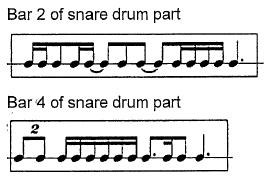Question 11 % 28 34 18 15 5 1.4 With many semiquavers in the given parts, students would be advised to count in quavers, i.e. 12 quaver pulses per bar so that the semiquavers can be recognised more readily.
