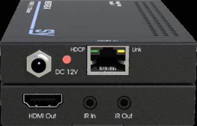The SY-HDBT-EC Set is an HDBaseT Extender set consisting of a transmitter (TX) and a receiver (RX) pair.