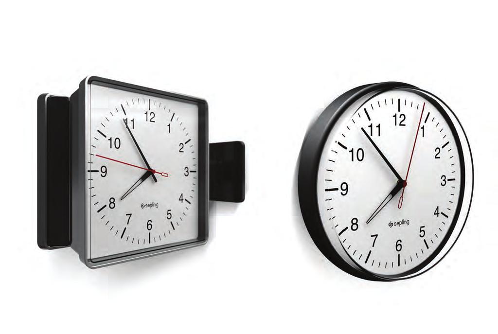 SAM/SRM Series Analog Wired Clock Sapling s SAM Series analog clock is the most flexible analog clock in the field today. Its fully plug and play functionality makes installation effortless.