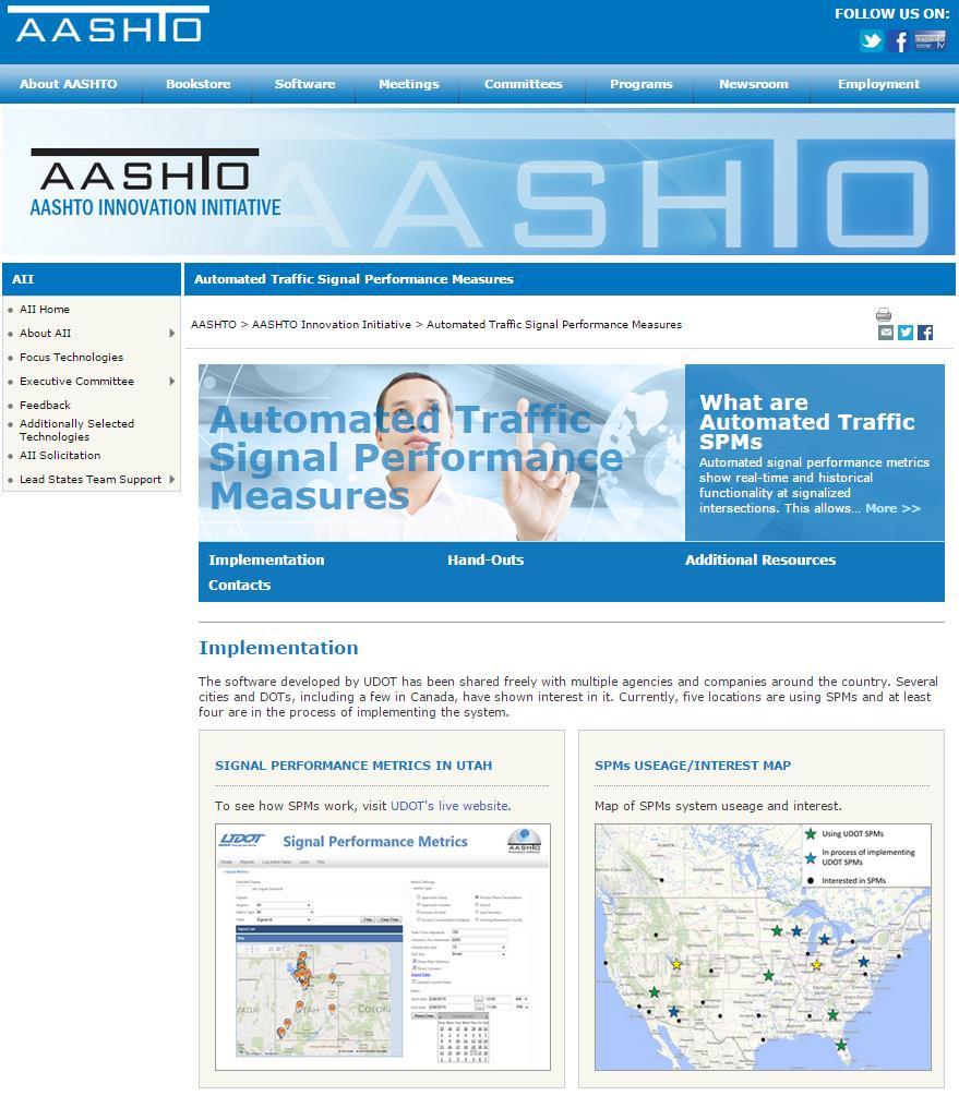 AASHTO Technology Implementation