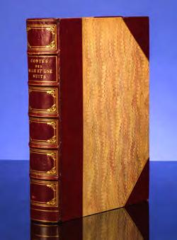 Contemporary three-quarter red morocco over cockerel boards, rules in gilt. Spine with five raised bands, decoratively tooled and lettered in gilt in compartments.