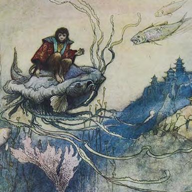 First Trade Edition of Warwick Goble s Green Willow [GOBLE, Warwick, illustrator]. JAMES, Grace. Green Willow and Other Japanese Fairy Tales.