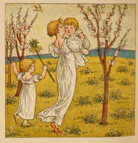 First Edition - In the Incredibly Scarce Dust jacket GREENAWAY, Kate. Kate Greenaway's Birthday Book For Children.