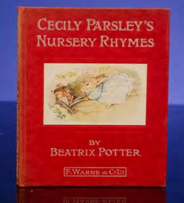 First Edition of Beatrix Potter s Second and Last Book of Rhymes In the Original Printed Glassine Dust Jacket POTTER, Beatrix.