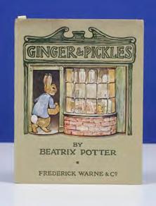 $5,500 First Edition of Ginger & Pickles In the Original Printed Glassine Dust Jacket DB 00685. $3,800 POTTER, Beatrix. Ginger & Pickles. London: Frederick Warne and Co.