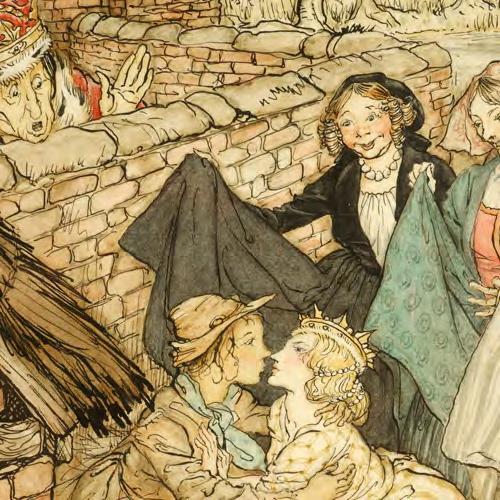 84, illustrating the fairy tale The Swineherd in Arthur Rackham s Fairy Tales by