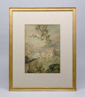 $38,500 A Superb Original Arthur Rackham Watercolor Drawing for Nathaniel