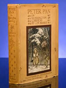 $2,500 [RACKHAM, Arthur, illustrator]. BARRIE, J.M. Peter Pan in Kensington Gardens... London: n.d. [1912].