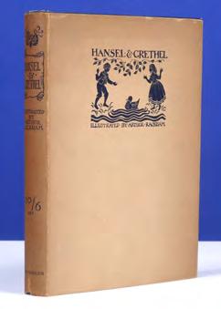 In the very scarce original tan paper dust jacket printed in dark blue, the front panel matching the gilt stamping on the front cover of the book and the back panel with publisher s advertisements