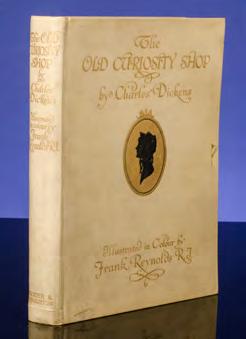 $650 One of 350 Copies Signed by Frank Reynolds [REYNOLDS, Frank, illustrator]. DICKENS, Charles. The Old Curiosity Shop. Illustrated in Colour by Frank Reynolds. London: Hodder & Stoughton, [n.d., 1913].