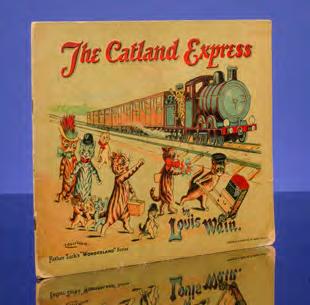 Slight wear to board extremities, otherwise near fine. All Aboard The Wain Train WAIN, Louis. The Catland Express.