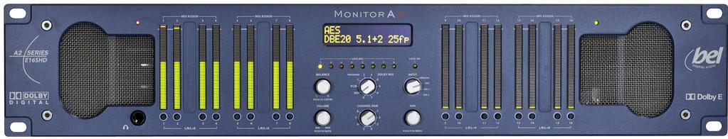 Introduction The BM-A2-16SHD is a 2U high-quality sixteen-channel audio monitor with multiple I/O as standard.