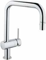 31 115 000 Sink mixer L-spout with pull-out spray WELS 4 stars, 7.