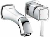 mounted basin mixer set + separate concealed body Projection: 177mm WELS 5 stars, 6