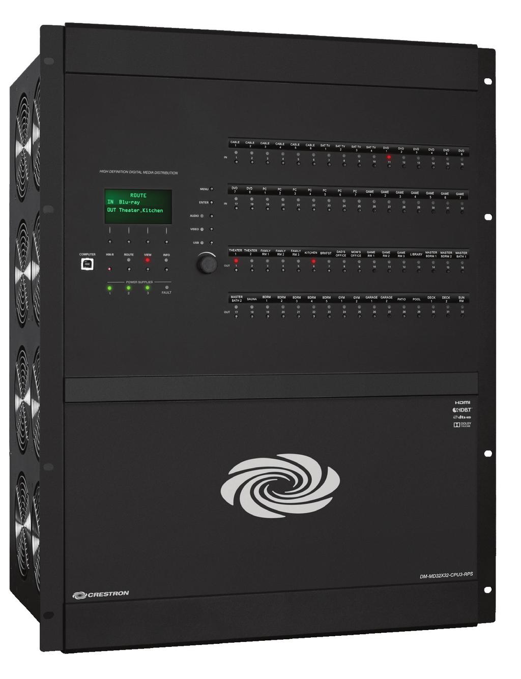 > > Delivers a unified HD signal distribution solution incorporating QuickSwitch HD technology manages HDCP keys for fast, reliable switching > > Provides lossless HD AV signal routing over twisted