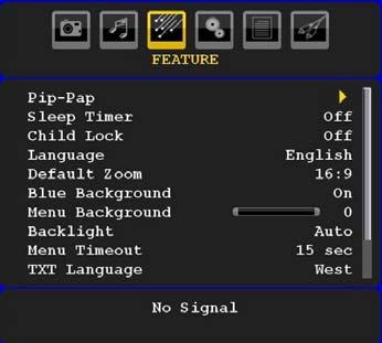 Note : If Spdif Out is set to On, headphone will be disabled. SRS TruSurr XT (optional) By pressing or select SRS TruSurr XT. Press or button to set SRS TruSurr XT as on or off.
