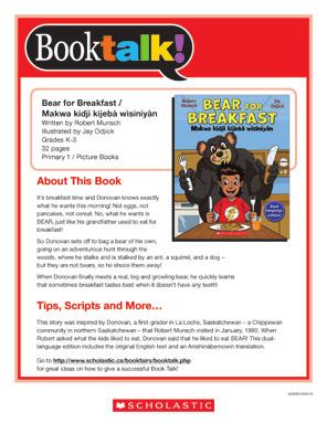 Nothing generates more enthusiasm for literacy than going beyond a good cover and talking about the great story that lies between the pages. Go to scholastic.ca/bookfairs/booktalk.