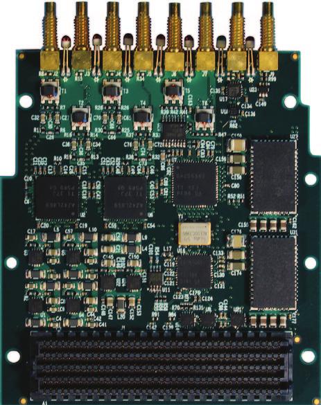 800 MHz, -bit D/A - FMC General Information The Flexor Model 3312 is a multichannel, high-speed data converter FMC module.