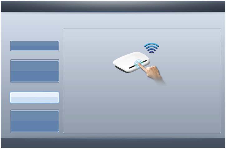 WPS(PBC) Network Setup How to set up using WPS(PBC) If your router has a PBC (WPS) button, follow these steps: 1. Go to the Network Settings screen. (MENU Network Network Settings ENTER) 2.