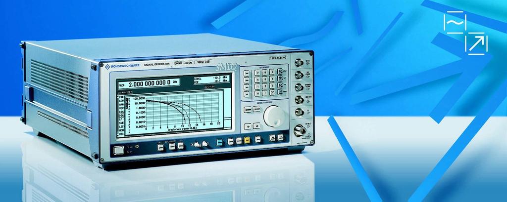 Products: SMIQ - Vector Signal Generator Level Accuracy and Electronic Level Settings of SMIQ Most signal generators are equipped with a mechanical attenuator.