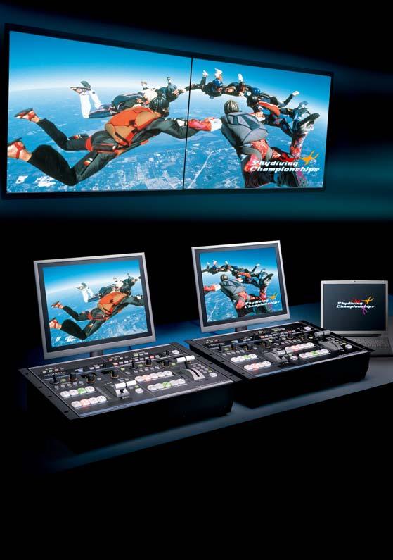 With capability to input 4 video sources and 4 HD or video sources, the V-440HD enables seamless mixing and switching of multi-format video signals.